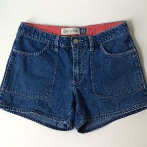 Gap High-waisted Denim Patch Pocket Shorts